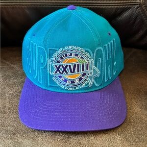 Superbowl XXVIII Georgia Dome Atlanta Jan 30 1994, Never worn. Starter SnapBack
